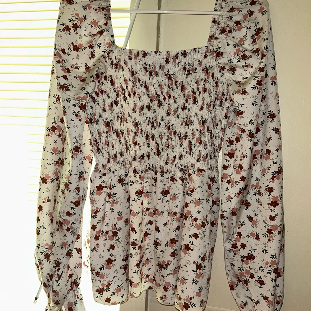 Floral Print Women's Top